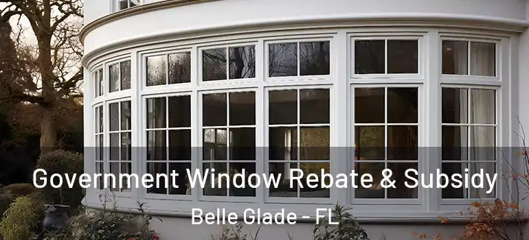 Government Window Rebate & Subsidy Belle Glade - FL